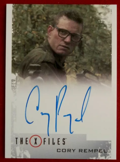 X-FILES - SEASONS 10 & 11 - CORY REMPEL - Hand-Signed Autograph Card - 2018