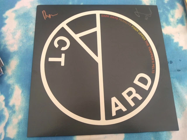 YARD ACT - “DARK DAYS” Ltd “SIGNED” ASH RED 12” VINYL EP#[#'