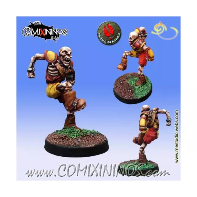 Comixininos Fantasy Football Undead 28mm Skeleton #2 Pack New