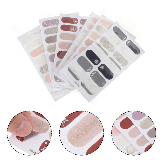 ASOMI Nagelaufkleber Mit Herzschleifen – 4 Bögen Für Bezaubernde Nailart