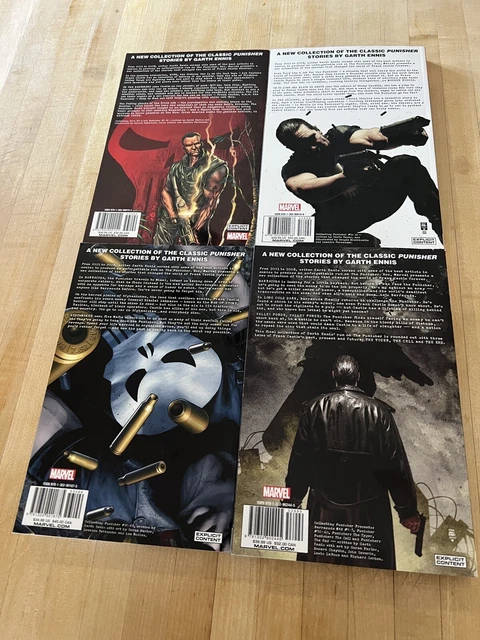 The Punisher Max: The Complete Collection Vol. 1 - 4 TPB Lot (2016) Garth Ennis 2
