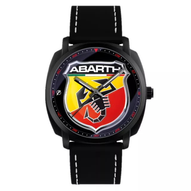 Orologio da Polso per Fan ABARTH 500 595 PUNTO 124 695 LOGO Idea Regalo Gadget