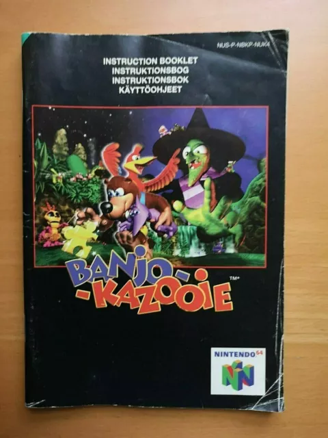 Banjo Dreamie Nintendo 64 N64 Video Game. Expansion Pak 