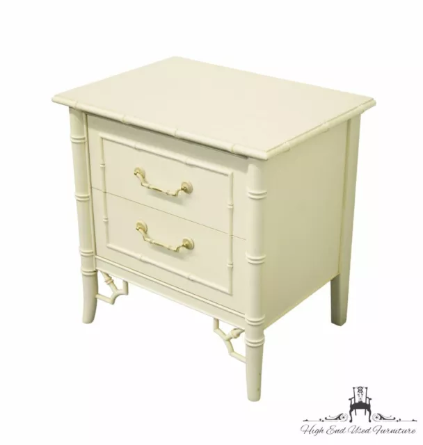 THOMASVILLE FURNITURE Oyster Bay Collection Asian Inspired Faux Bamboo White ...