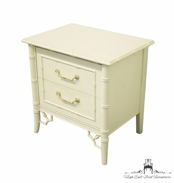 THOMASVILLE FURNITURE Oyster Bay Collection Asian Inspired Faux Bamboo White ... THOMASVILLE FURNITURE Oyster Bay Collection Asian Inspired Faux Bamboo White ...
