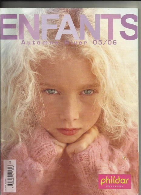 Catalogue Tricot Phildar N°411 – Enfant – Automne/Hiver 2004 – Pitchoun – Modèles Femme Aussi