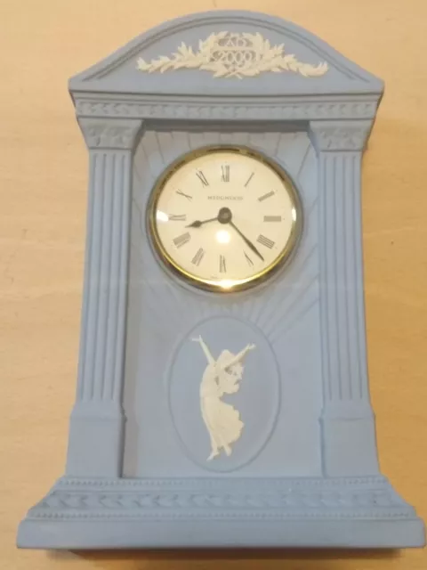 Wedgwood Millennium Dancing Hours Clock-Jasper Ware