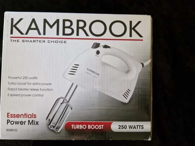 Kambrook Essentials Power Mix Turbo Boost 250 Watts New In Box