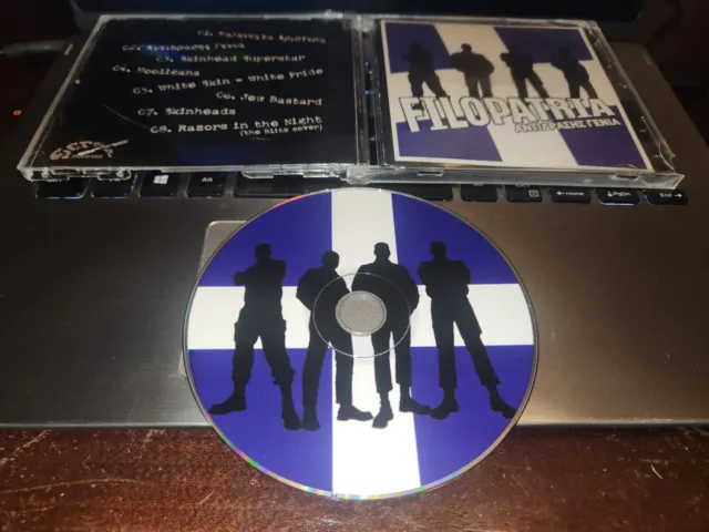 Filopatria Antidrasis Genia CD 1st Press Oi Punk ISD No Surrender Defender RARE