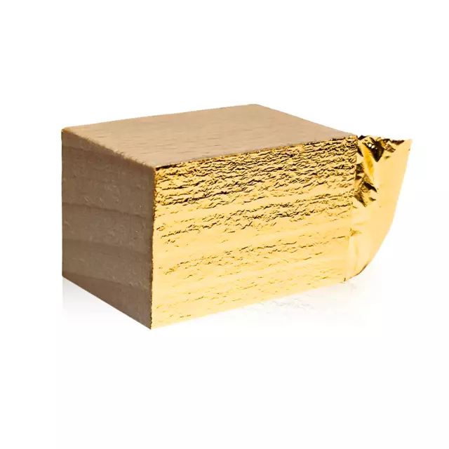 Blattgold 25cm x 16cm Blatt Goldfolie Folienpapier Vergoldung Goldpapier Basteln 3