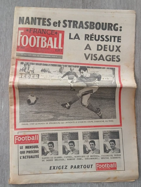 France Football N°1602 Du 21/12/1976 - Nantes Et Nancy En Coupe De France - Original