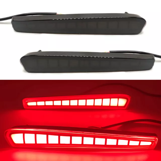 Left/Right LED Rear Bumper Fog Light Lamp fit for Toyota Corolla 2020-2023 Black