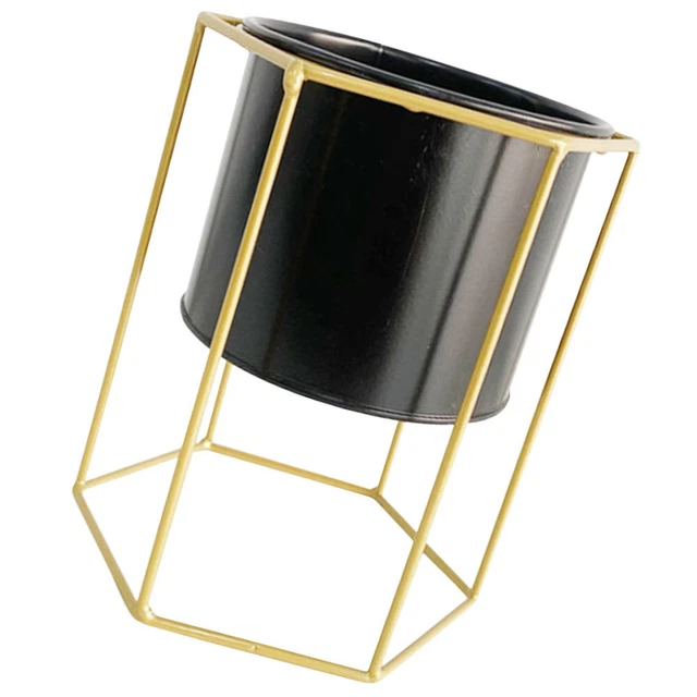 Portavaso Moderno In Metallo Di Metà Secolo, Alto, Per Interni Ed Esterni Larghezza Regolabile Da 23 A 37 Cm~p150202962