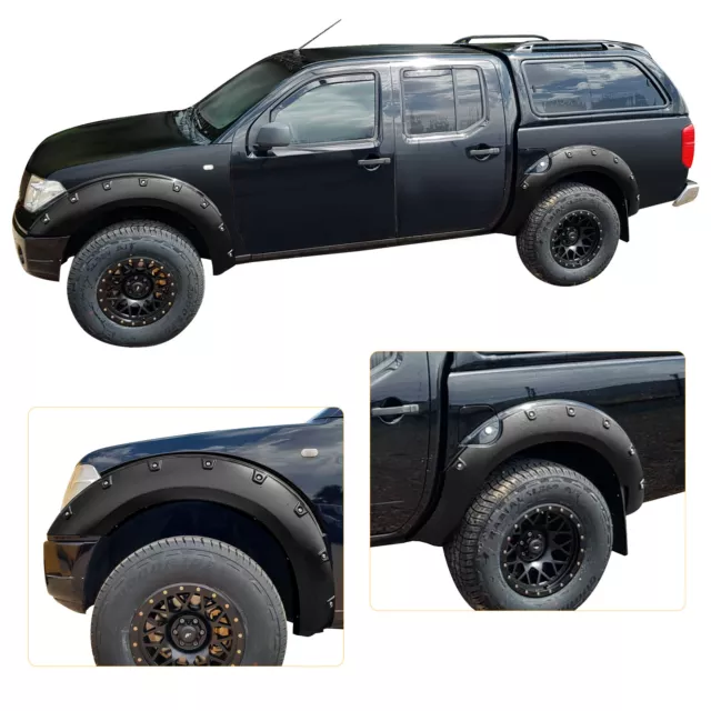 Breite Radlauf Kotflügelverbreiterung für Nissan Navara D40 2006-2010 Bolt-Style 3