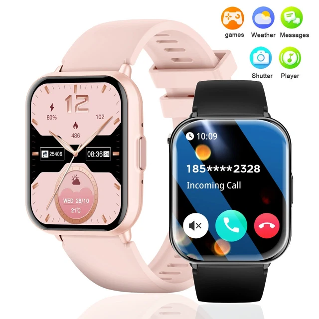 Watch Hd 1.83& HD SMART Watch For Men Women Answer/Make Calls 1ATM Waterproof ...