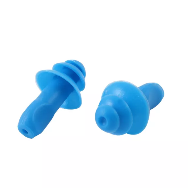 Lot de 2 serviettes de bain Bleu Silicone protection pour bouchons d'oreille