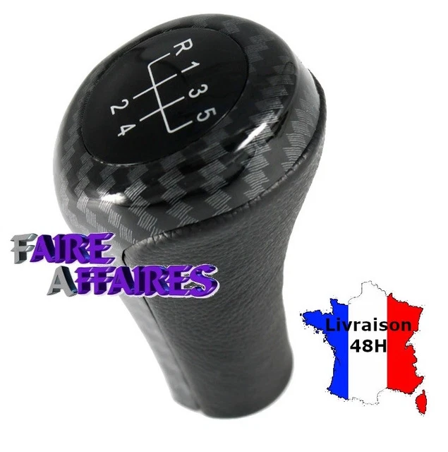 Pommeau De Levier De Vitesse Aluminium Mat Pour BMW Série 5 - Neuf Original