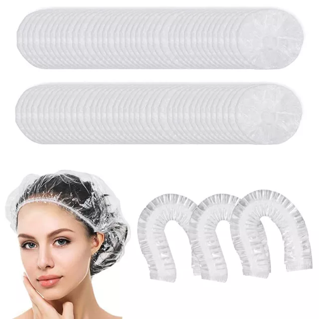 Tomedeks 100PCS bonnets de douche bonnets de douche jetablesBonnet de Soin de...