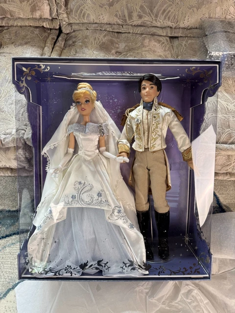 DISNEY CINDERELLA Prince Charming Doll Set Limited Ed Platinum