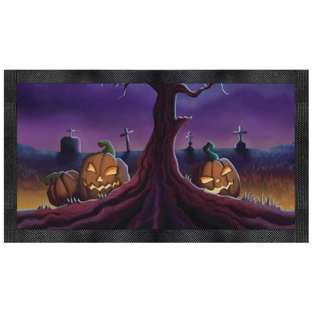 'Halloween Graveyard Scene' Pet Feeding Mat (PM00020464)