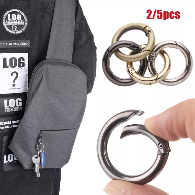 Bag Belt Buckle Spring O-Ring Buckles Carabiner Purses Handbags Snap Clasp Clip
