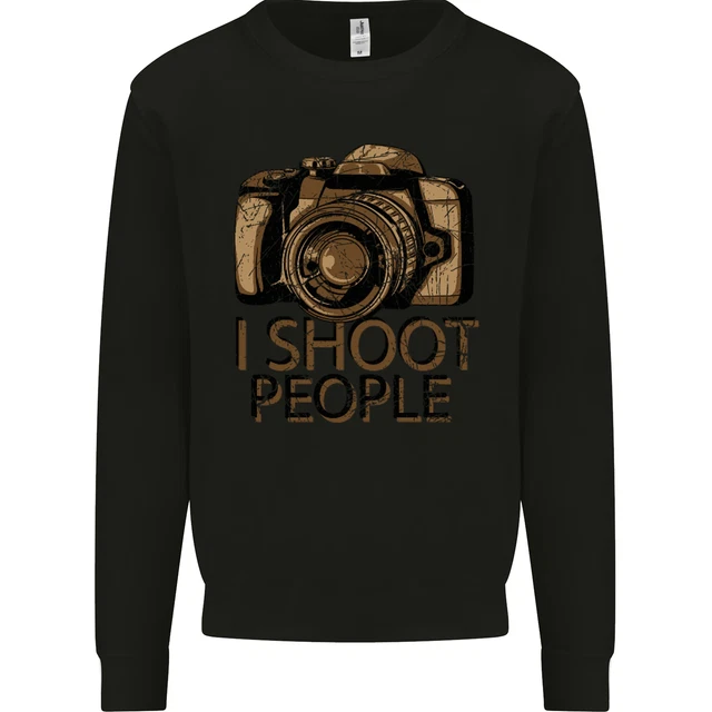 Photography I Shoot People Photographer Mens Sweatshirt Jumper