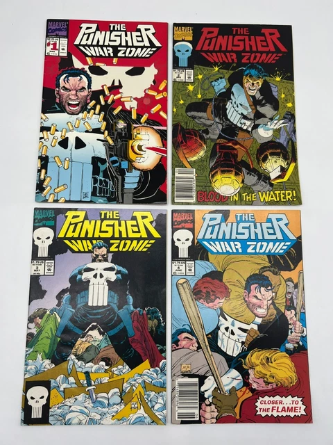 Marvel Comics The Punisher War Zone No. 1/2/3/4/6/7/9 (Lot QT) 2