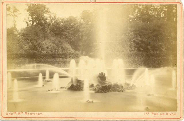 Maison Martinet, France, Parc de Versailles, ca.1880, vintage albumen print Vint