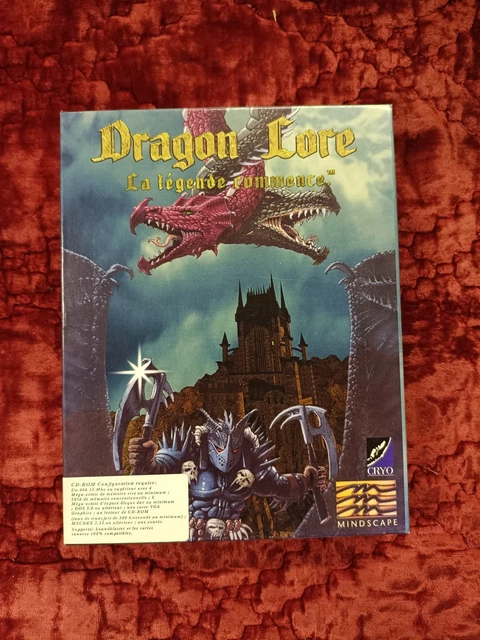 Jeu PC Dragon Lore : La Légende Commence - Big Box Française Avec Notice - Bon état