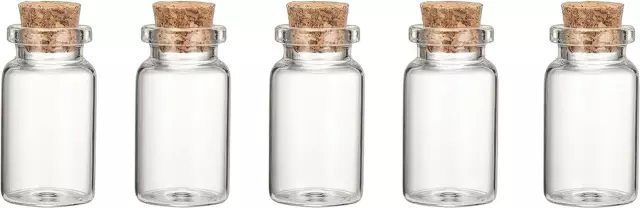Empty Spell Jars Small Glass Bottles With Cork Lids Miniature Potion Bottle For