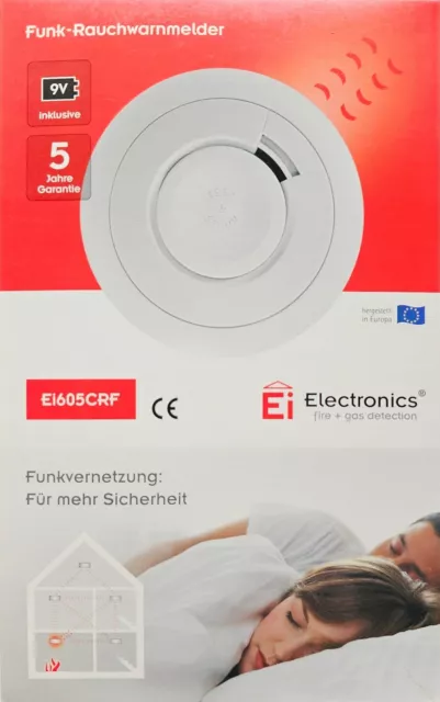 Ei Electronics Ei605CRF-3XDR Funk-Rauchwarnmelder - Weiß