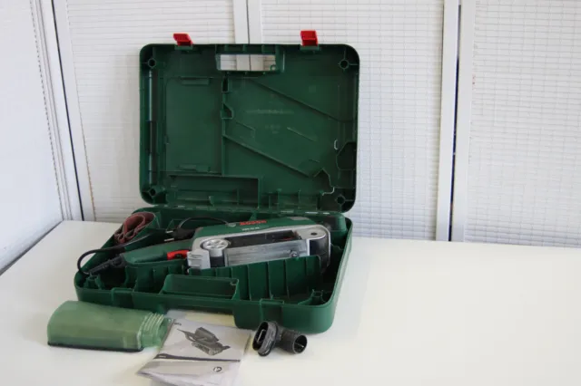 Amoladora de cinta Bosch PBS 75 AE en maleta con accesorios