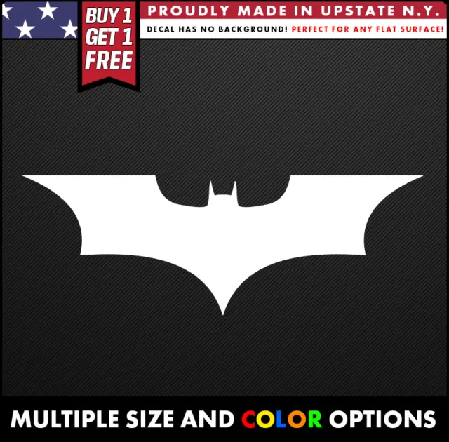 BATMAN MODERN SYMBOL BUY 1 GET 1 FREE Cool Vinyl Decal Sticker car window laptop