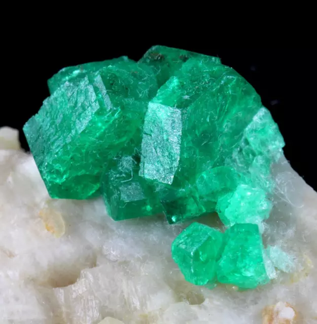 Gorgeous Green Emerald Crystal Cluster on Matrix - Gujar Killi, Afghanistan!