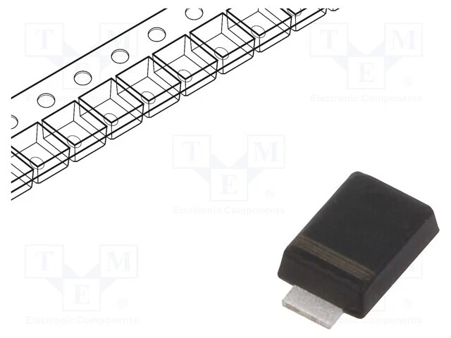 2A SMA flat 40V diode: rectifier diode Schottky SMD