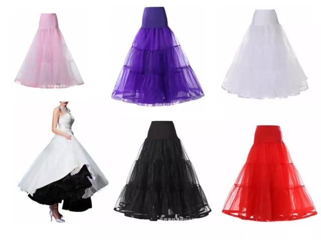 A-swing Wedding Dress Hoopless Net Petticoat Girl Dance Tutu Fancy Underskirt