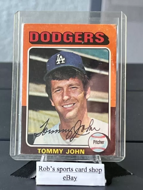TOMMY JOHN 1975 Topps Mini Baseball Card #47 Los Angeles Dodgers $1.49 ...