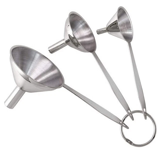 Set imbuti da cucina piccola 3 in 1 per riempimento bottiglie acciaio inox 9879