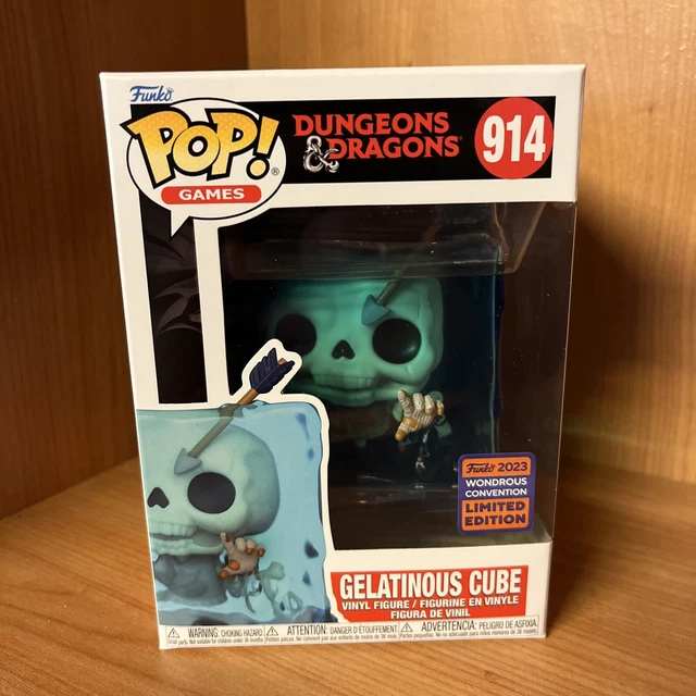 FUNKO POP GELATINOUS Cube Blue oversized 2023 Wondrous Convention in