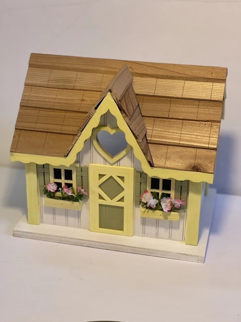 Wooden Bird House High Quality Habitat Gift For Mom Or A Bird Watcher  New