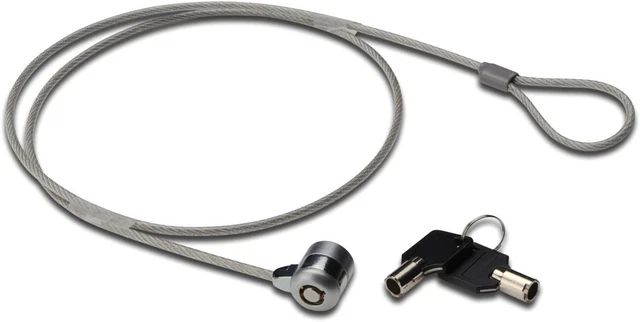 Anti-vol sécurité Câble antivol Ordinateur Portable clés clé pc ordi tube Métal