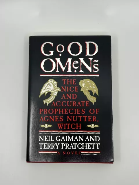 Good Omens Neil Gaiman Terry Pratchett First Edition Uncorrected Proof Rare