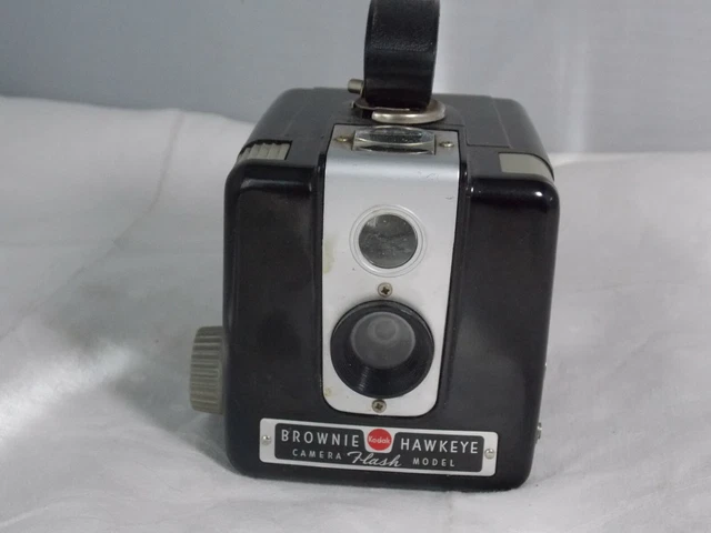 Modelo flash de cámara Kodak Brownie Ojo de Halcón de los años 50
