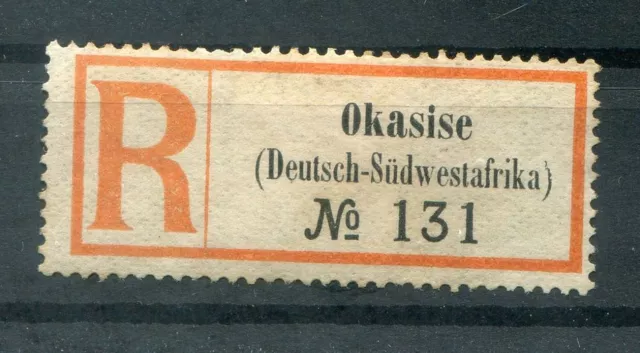 Dswa Einschreibzettel R-Zettel Okasise (AA3327