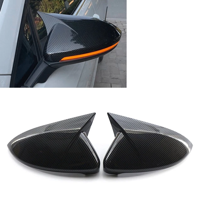 2PCS Carbon Fiber Mirror Covers For Nissan Sentra 2020-2025 & Altima 2019-2025 - ABS Exterior Accessories