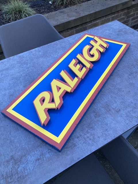 Old Raleigh Sign VERY RARE 1970’S/80’S Raleigh POS Advertising Sign £375.00 - PicClick UK