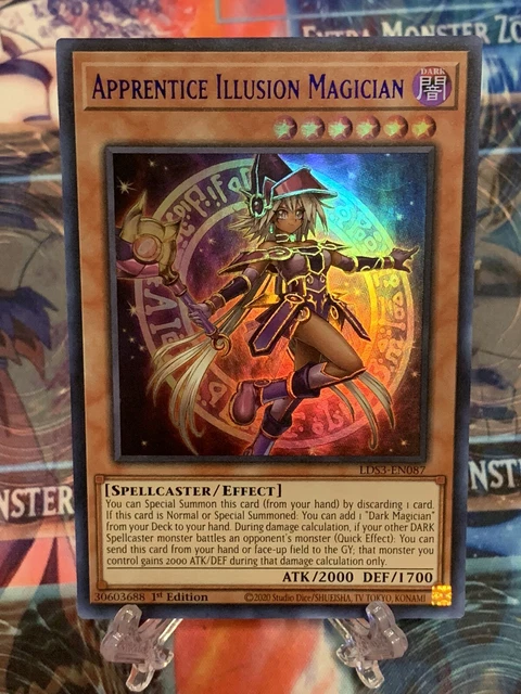 Yugioh x1 Apprentice Illusion Magician (Blue) LDS3-EN087 1st Ed Ultra Rare (NM)