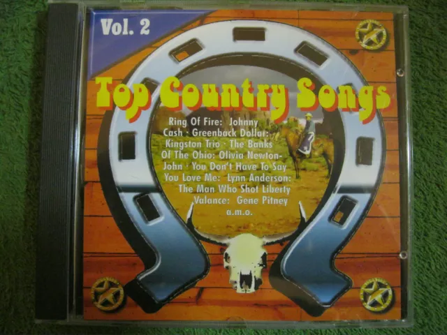 Musik CD Top Country Songs Volume 2 Johnny Cash Gene Pitney Kingston Trio