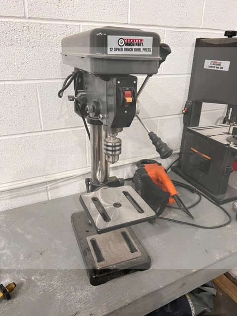 USED - Central Machinery 10 in. 12 Speed Bench Drill Press