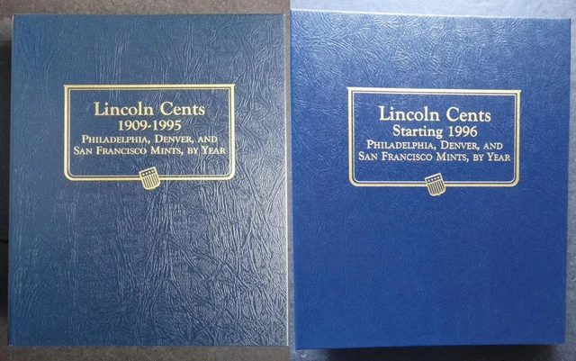Whitman 1996-2024 Lincoln Penny Album - P,D,S Mint Coins - Collector's #4919